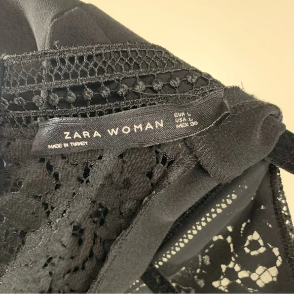 ZARA a-line, high-neck dress - Picture 5 of 5